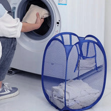 Foldable Collapsible Mesh Laundry Bag Pack Of 1 (Mix Color) - justgrabit.in | Just Grab It