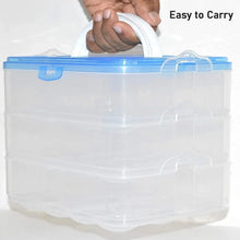 3 - Layer Plastic Refrigerator Egg Storage Box (36 Grid) - Justgrabit Inc.