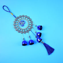 Decorative OM Evil Eye Wind Chime Wall Hanging (Mix Desin & 1 Pc) - justgrabit.in | Just Grab It