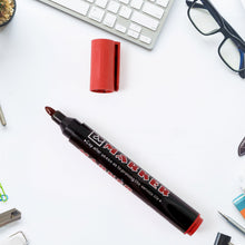 Premium Permanent Red Marker Pen Set (12 Pcs Set) - justgrabit.in | Just Grab It