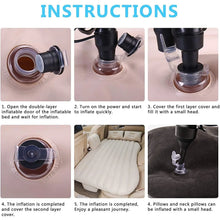 Comfy Car Camping: Inflatable Bed with Pillows & Pump (Portable) - Justgrabit Inc.
