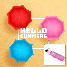 4 Fold Foldable Bottle Summer Umbrella for On - the - Go (1 Pc / Mix Color) - justgrabit.in | Just Grab It