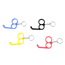 2 - in - 1 Plastic Dual - Finger Mobile Stand cum Keyring (1 Pc, Mixed Color) - justgrabit.in | Just Grab It