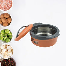 Casserole Box for Food Searving Inner Steel Insulated Casserole Hot Pot Flowers Printed Chapati Box for Roti Kitchen (Approx 2500 ml) - Justgrabit Inc.