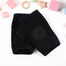 Black Toddler Wool Knit Leg Warmer (Knee Guard) - justgrabit.in | Just Grab It