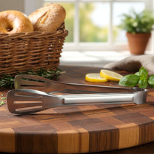 Stainless Steel Kitchen Serving Tongs (1 Pc) - justgrabit.in | Just Grab It