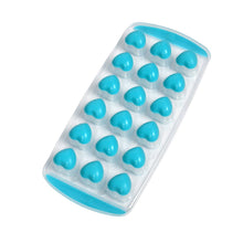 Easy Push - UP ice Tray, With Flexible Silicon Bottom, Heart Shape 18 Cube Trays - justgrabit.in | Just Grab It
