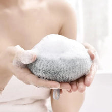 Flower Bath Sponge - Super Soft Body Exfoliator with Suction Cup for Shower & Massage - justgrabit.in | Just Grab It