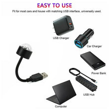 USB Star Projector & Disco Ball Light for Car & Bedroom Decor - justgrabit.in | Just Grab It