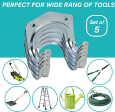 Heavy Duty Tool Hanger Hooks ( 5 Pcs Set ) - justgrabit.in | Just Grab It
