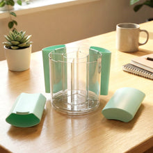 Multipurpose 5 Compartment Rotating Pen Holder (1 Pc) - justgrabit.in | Just Grab It
