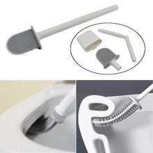 Portable Silicone Toilet Brush – Wall - Mounted, Anti - Drip Cleaner with Non - Slip Handle - justgrabit.in | Just Grab It