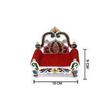 Bal Gopal Sihasan Throne - Large Decorative Stand for Home Temple Deity Display - Justgrabit Inc.