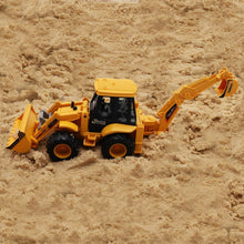 LALA Friction Powered JCB Style Backhoe Loader Construction Toy Truck for Kids (1 Pc) - justgrabit.in | Just Grab It