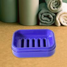 Premium Quality Rectangular Blue Plastic Soap Case (1 Pc) - justgrabit.in | Just Grab It