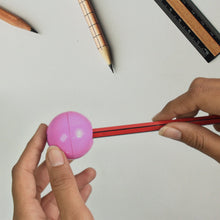 Round Shape Mix Design Pencil Sharpener (1 Pc / Round Shape Mix Design) - justgrabit.in | Just Grab It