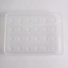 Plastic Egg 24 Grid Storage Container Holder for Refrigerator Egg Tray Holds 24 Eggs (1 Pc) - Justgrabit Inc.