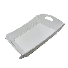 Foldable Plastic Serving Tray - Portable with Handle for Kitchen & Dining (1pc) - Justgrabit Inc.