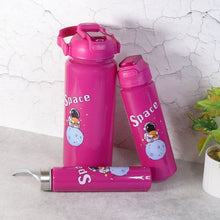 Space Theme Printed Water Bottles – 2000ML, 900ML & 300ML Approx - (Set) - justgrabit.in | Just Grab It
