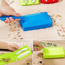 Plastic Handheld Carpet Roller Brush Cleaning with Dust Crumb Collector, Wet, and Dry Brush - Justgrabit Inc.
