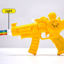 Concept Musical Transparent Glow Gear Gun With Rainbow Light ( 1 pcs ) - justgrabit.in | Just Grab It
