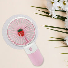 Portable Small Electric Fan Handheld, Rechargeable Mini Student Handheld Dormitory Class Personal Fan - Justgrabit Inc.