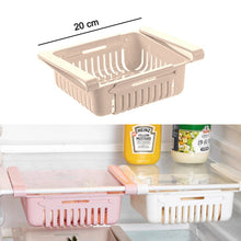 EXPANDABLE ADJUSTABLE MULTIPURPOSE FRIDGE STORAGE BASKET ( 2 pc ) - justgrabit.in | Just Grab It
