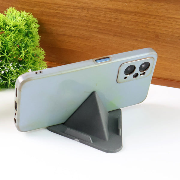 Pyramid Grey Mobile Stand with 3 Different Inclined Angles - justgrabit.in | Just Grab It