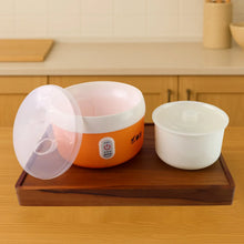 Orange ELECTRONIC YOGURT MAKER, AUTOMATIC YOGURT MAKER MACHINE 1L YOGHURT PLASTIC CONTAINER FOR HOME USE - justgrabit.in | Just Grab It