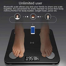 Bluetooth Body Fat Scale Digital Smart Body Weight Scale iOS and Android App to Manage Body Weight, Body Fat, Water, Muscle Mass, BMI, BMR, Bone Mass and Visceral Fat with BMI Scale - Justgrabit Inc.