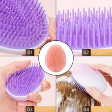 Plastic Hair Washing Combs Hair Massager Shower Brush (1 Pc), Hair accessories - justgrabit.in | Just Grab It