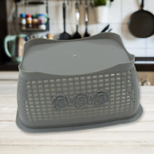 Multipurposes Plastic Basket, Organizer for Kitchen, Countertop, Cabinet, Bathroom with Lid, Plastic Storage Basket For Store Fruits, Vegetables, Magazines, Cosmetics, Stationary (1 Pc / Mix Color ) - Justgrabit Inc.