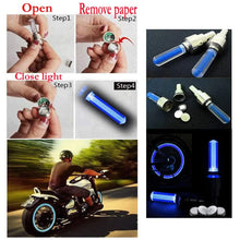 LED Flash Light lamp tyre Wheel Valve Sealing caps (2 Pc / Mix Color) - Justgrabit Inc.