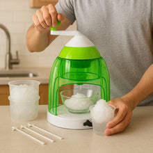 Manual Ice Crusher & Snow Cone Maker with Hand Crank - Justgrabit Inc.