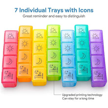28 Grids Weekly Pill Organizer Box - justgrabit.in | Just Grab It