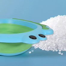 Frog Shape Foldable Baby Wash Basin, Space - Saving Lightweight Face Washing Tub (33×31cm / 1 Pc) - Justgrabit Inc.