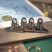 Heavy Duty Metal Paper Clamp Clips (4 Pc) - justgrabit.in | Just Grab It