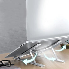 Metal Portable Laptop Stand, with 7 Adjustable Angles (1 Pc) - Justgrabit Inc.