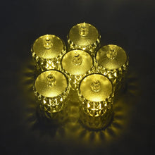 LED Crystal Effect Flameless Candle Light Set (5 Pc) - Justgrabit Inc.