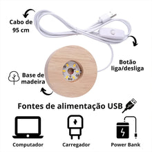 World 3D Crystal Ball lamps With Wood Base (1 Pc) - Justgrabit Inc.