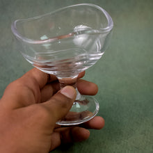 Glass Footed Dessert Bowl, Ice Cream Cup (2 Pcs Set) - justgrabit.in | Just Grab It