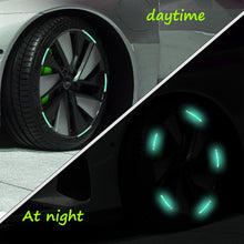 Car Wheel Hub Reflective Car Stickers, Night Warning (20 Pcs Set/ Multicolored) - justgrabit.in | Just Grab It