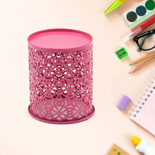 Pen Holder Office Desk Metal Mesh Pen Stand (1 Pc) - Justgrabit Inc.