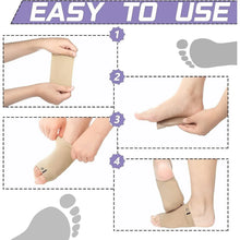 Foot Arch Support for Men & Women | Medial Arch Support for Flat Feet Correction Sleeve with Cushion | Plantar Fasciitis Leg Foot Pain Relief Product | Foot Care for Orthopedic Shoes Slippers, (1 Pair) - Justgrabit Inc.
