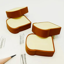 3D Toast Bread Shape Eraser for Kids, Cartoons Erasers Toast Bread Erasers Bread Shaped Eraser for Students, Gift, Cute Fun Food Erasers for School Classroom, Stationery for Boys & Girls (4 Pcs Set) - Justgrabit Inc.