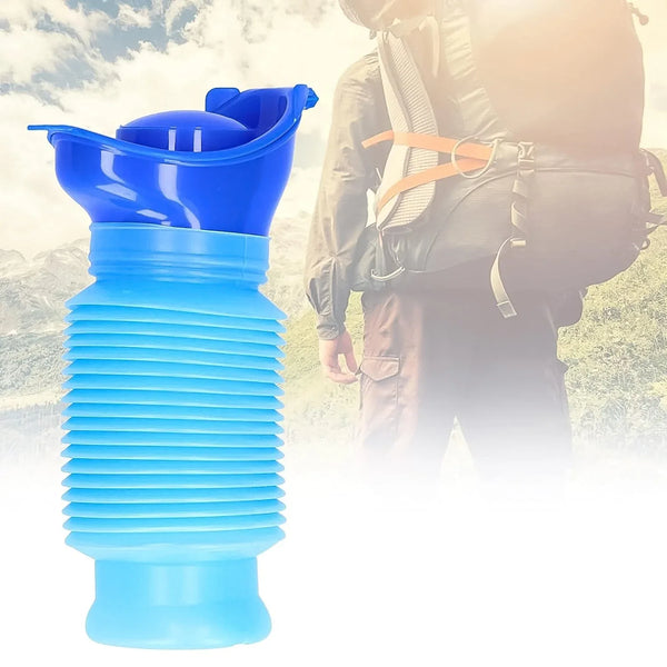 Urinal Foldable Portable Wee Bottle (750 ML / 1 Pc) - Justgrabit Inc.
