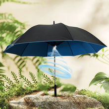 Sun Umbrella With Inside Fan & Power Bank Umbrellas For Summer (1 Pc) - justgrabit.in | Just Grab It