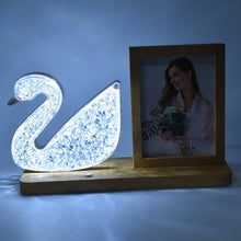 Duck Shape Cystal Led Lamp & Photo Frame Night Lamp | Wedding Gift | love couple - Justgrabit Inc.