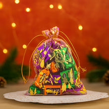 Decorative Gift Potli with 10 Premium Chocolates – Reusable Festive Return Gift Hamper - justgrabit.in | Just Grab It