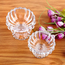 Glass Ice Cream Bowls Glass Dessert Cups for Sundae (6 pcs / 120ml) - justgrabit.in | Just Grab It